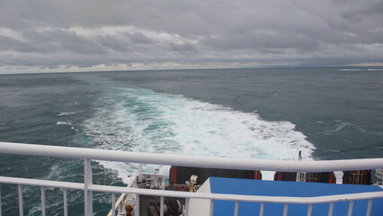 cruise ship in the sea,Tasmania to Geelong ,Australia