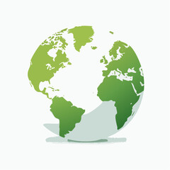Obraz premium Earth icon for global environmental awareness