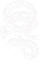 abstract illustration snake silhouette. Illustration of shape as an example of snake design. Diseño abstracto de serpiente en color blanco, negro y guinda. PNG. VEXTOREN. JPG