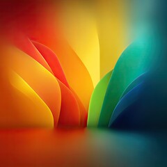 Abstract Gradient Background in Jelly Bean Colors