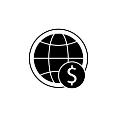 Icon a global business, isolated against a clean background.