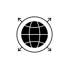 Icon a expansion, isolated against a clean background.