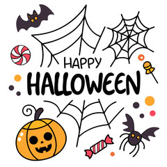 Happy Halloween vector illustration