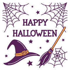 Happy Halloween vector illustration