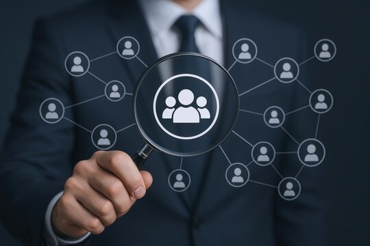 Human Resources Magnifying Glass: Recruitment, Talent Acquisition, and Connection Concept in a Modern Business Context
