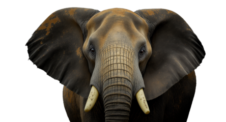 Majestic African Elephant Powerful Close-Up Wildlife Photography