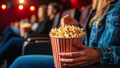 popcorn eaten at the movie theater
