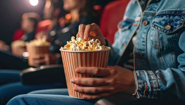popcorn eaten at the movie theater
