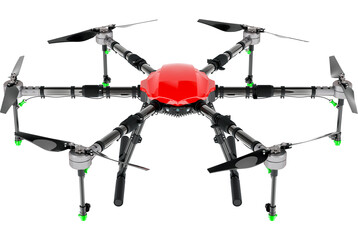 Agricultural Drone, transparent background