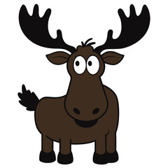 deer with a red nose