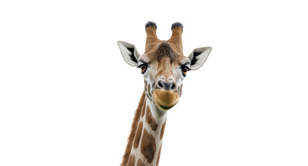 Stunning Giraffe Portrait High-Resolution Wildlife Photo for Commercial Use