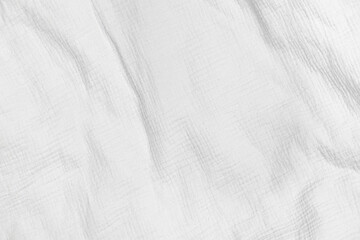 background of delicate white muslin fabric