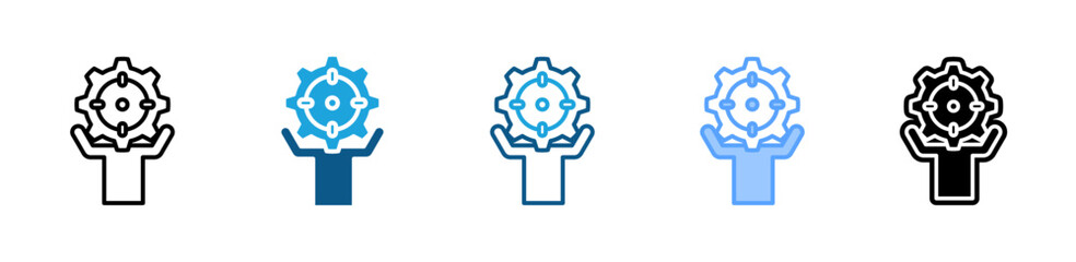 Perseverance icon sheet multiple style collection