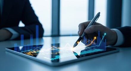 Analyzing Business Data on a Tablet: A Modern Approach to Financial Growth and Investment Strategies