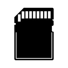 Memory Card icon isolated on transparent background