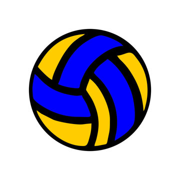 a vector volly ball design