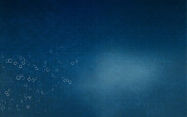 Abstract blue technology circuit board pattern