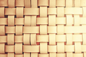 Woven texture pattern with cream color closeup of interlaced material abstract background soft lighting conceptual design natural fiber decorative surface warm tone