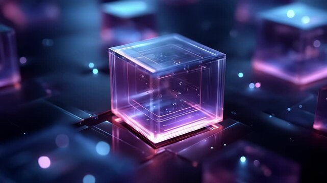 Technological Transparent Cube Data Transmission