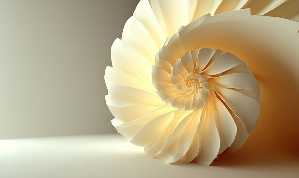 Shell Spiral Close Up