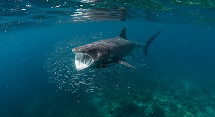 Fototapeta premium shark in aquarium