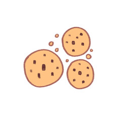 Fototapeta premium chocolate chips cookies