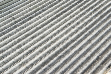 Old Asbestos cement roofing sheets, Asbestos roof, Corrugated Asbestos Cement Roof Sheet.