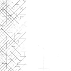 Obraz premium Abstract Geometric Line Art Chaotic vs. Ordered Design Vector Graphic