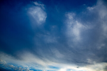 Obraz premium 夏の奄美大島の風景。夏雲。