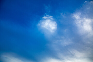 Obraz premium 夏の奄美大島の風景。夏雲。