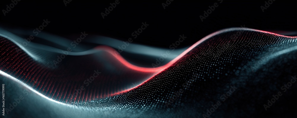 Wall mural modern digital abstract 3d background. can be used in the description of network abilities, technolo