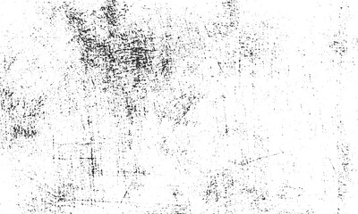 Grunge vector texture with vintage black and white cracked dusty pattern. Black and white vintage grunge background with chips cracks and scuffed surface