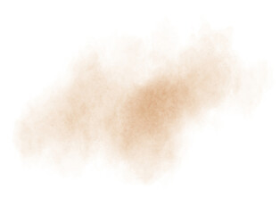 Watercolor stain decoration