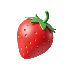 Obraz premium 3D Rendered Strawberry