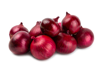 Shallot onion isolated on white background. onion slice. onion rings. Fresh red Onion. Natural, fresh, vegetarian food. Agricultural products. Healthy eating. Vegetables. Farmer's market.