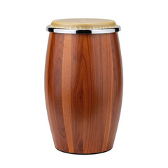 Wooden conga drum for latin music