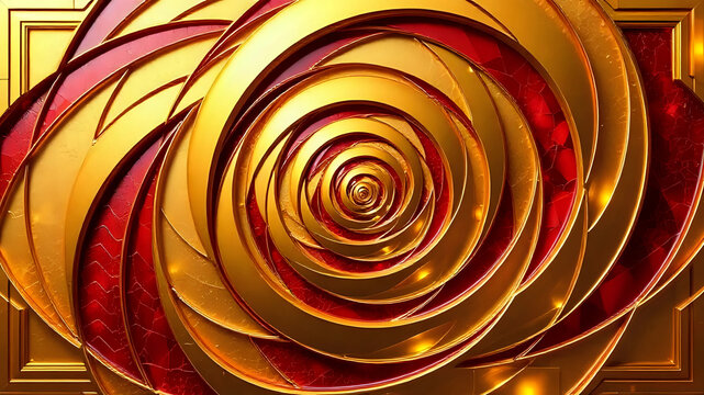 Abstract fractal background