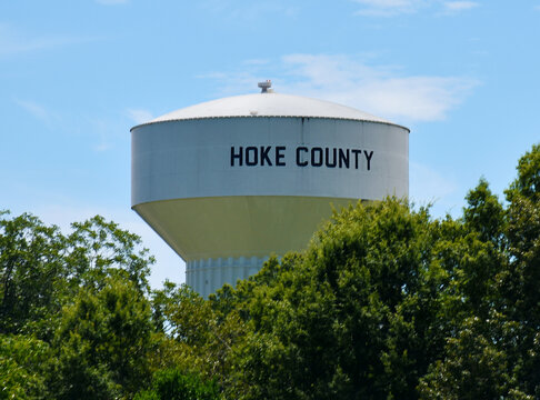 Hoke county water tower, North Carolina, USA