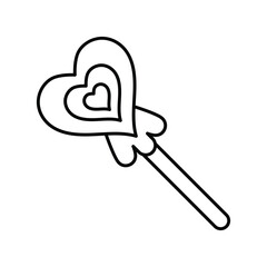 Lollipop  thinline icon , vector, pixel perfect, illustrator file 
