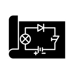Wiring control drawing  icon