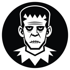 frankenstein s monster vector icon