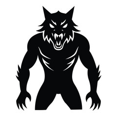 werewolf vector icon