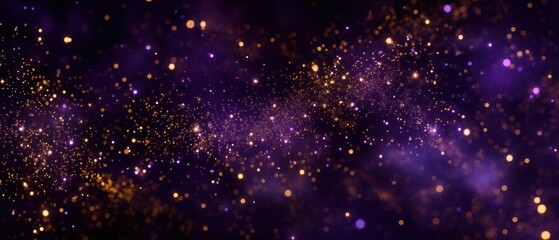 Obraz premium Sapphire-Gold Star Glow