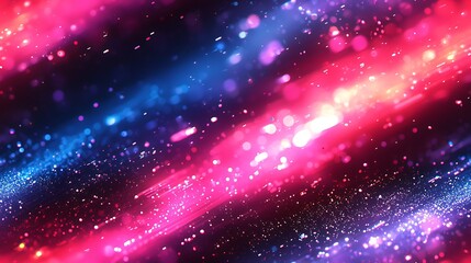 Obraz premium A high-tech neon gradient background with electric blue and cyberpunk pink hues.