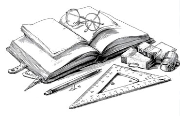 Notebook coloring page