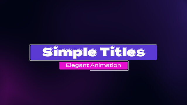 Simple Modern Lower Third_Vol.07