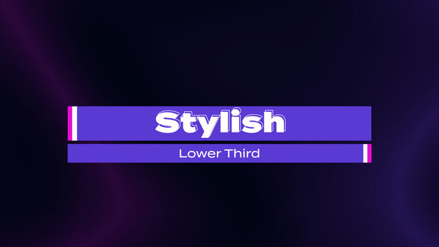Simple Modern Lower Third_Vol.08