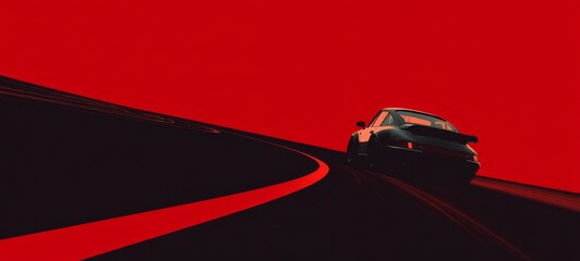 Naklejka premium Minimalistic poster concept for an upcoming film event, clean abstract design, modern composition, cinematic aesthetic, ethereal lighting, sleek and elegant visual style
