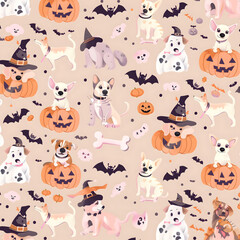 Captivating october celebration background with whimsical gothic charm