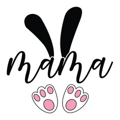 mama bunny svg